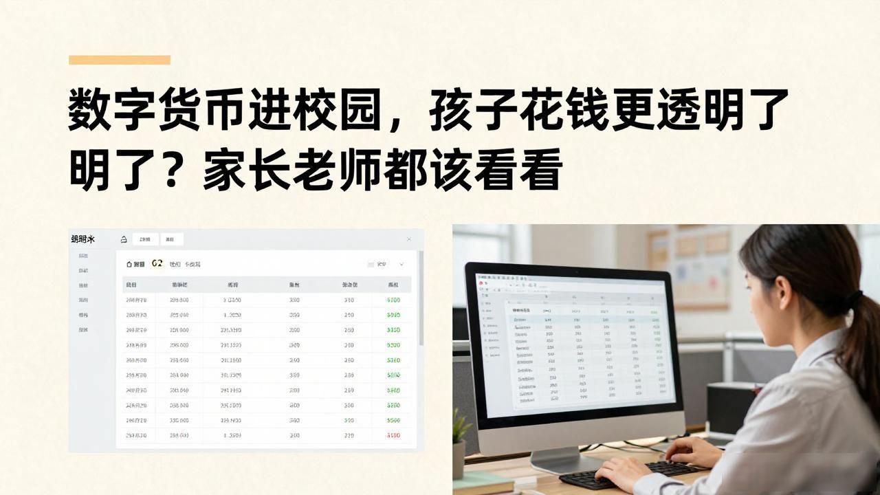 校园数字货币试点_数字货币进校园_小学生财商教育