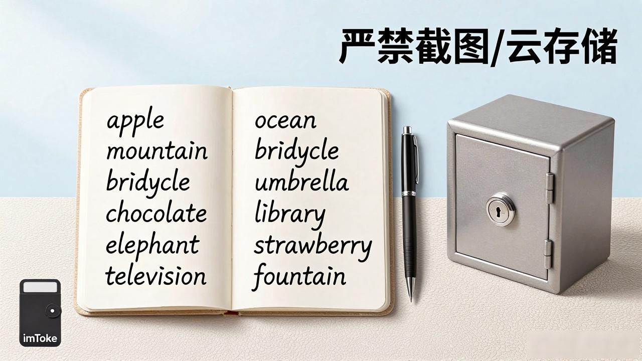 imToken助记词安全备份方法_imToken官网版的报名流程与注意事项_imToken去中心化钱包私钥控制