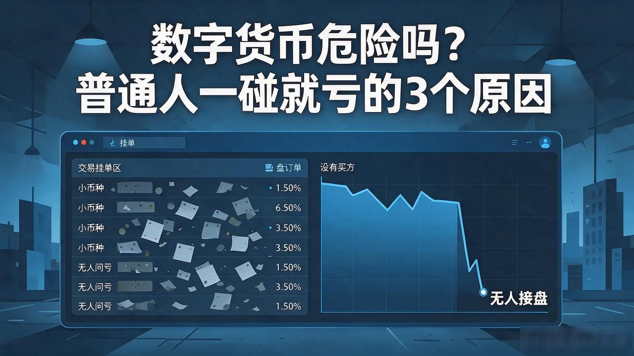 数字货币危险吗？普通人一碰就亏的3个原因，越早知道越好