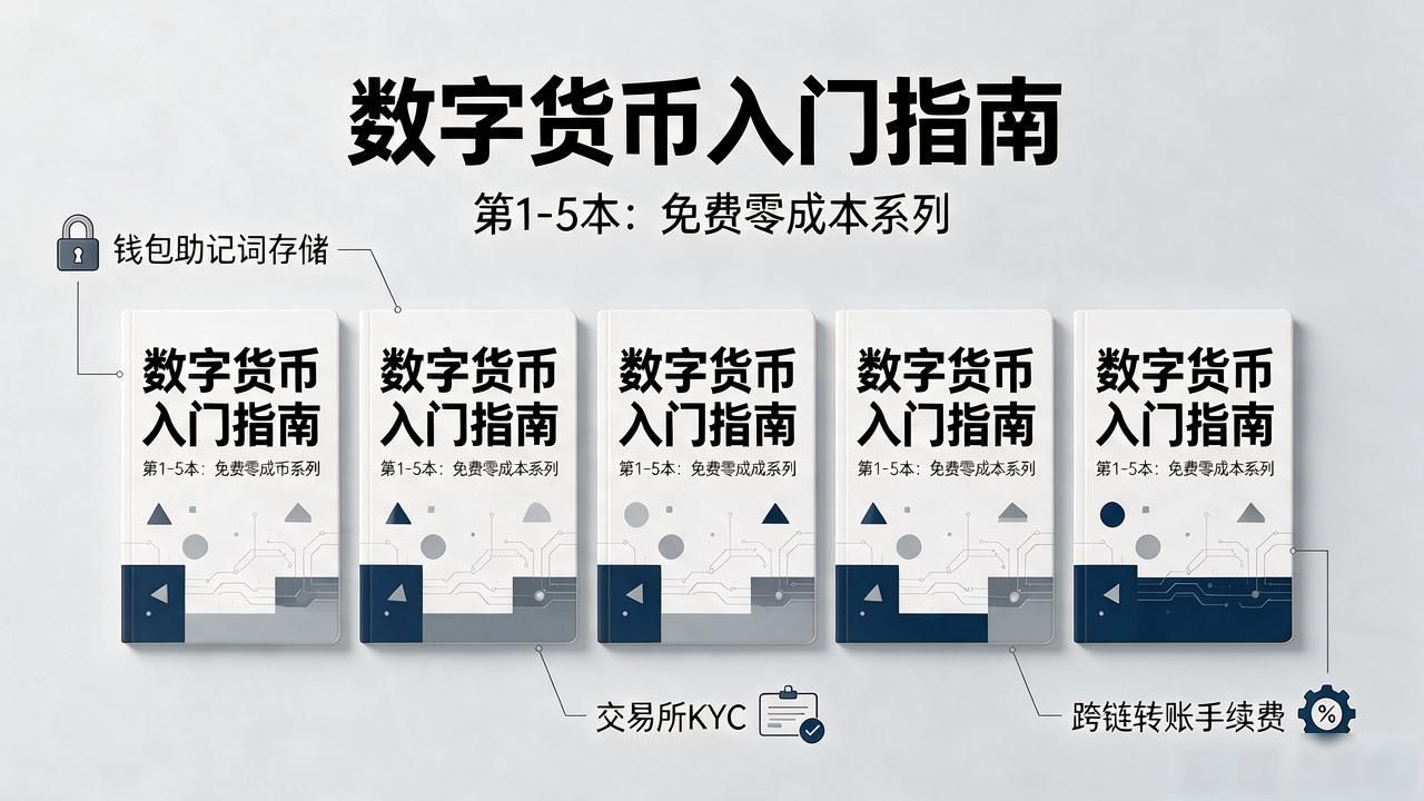 找数字货币免费书别花冤枉钱，这5本入门电子书零成本搞定