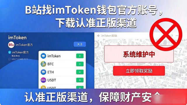 B站找imToken钱包官方账号，下载认准正版渠道