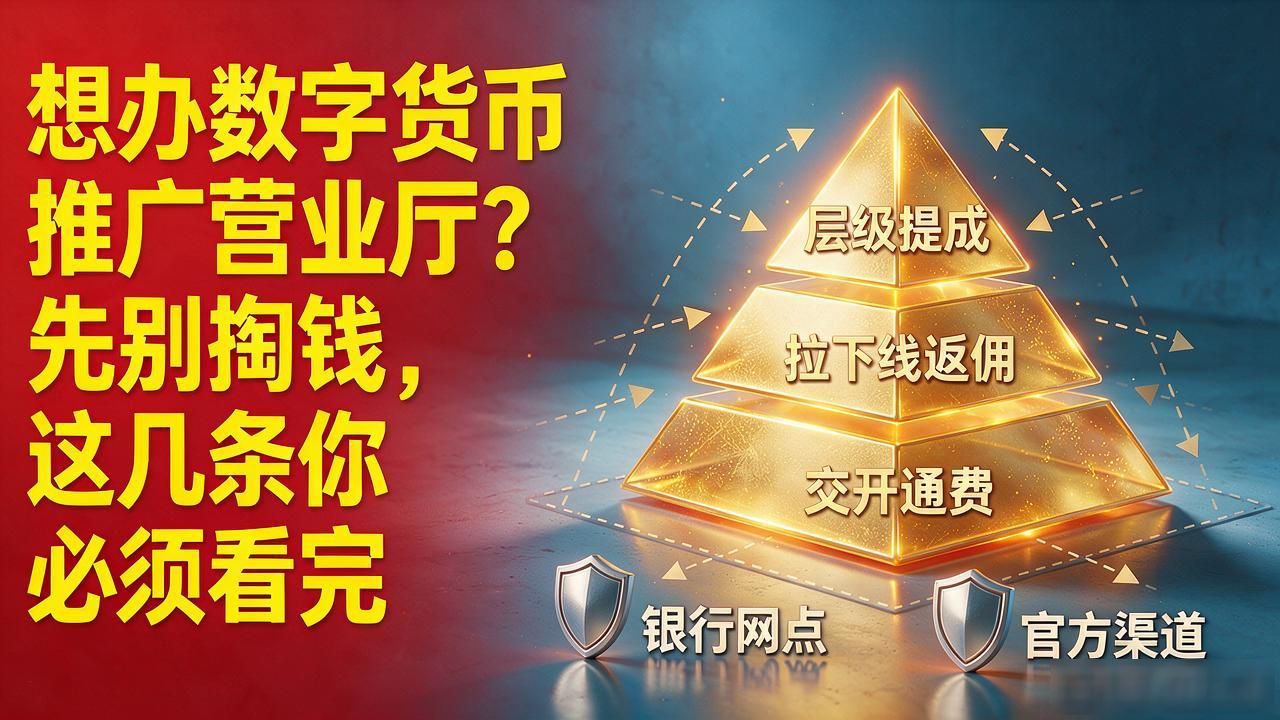 想办数字货币推广营业厅？先别掏钱，这几条你必须看完