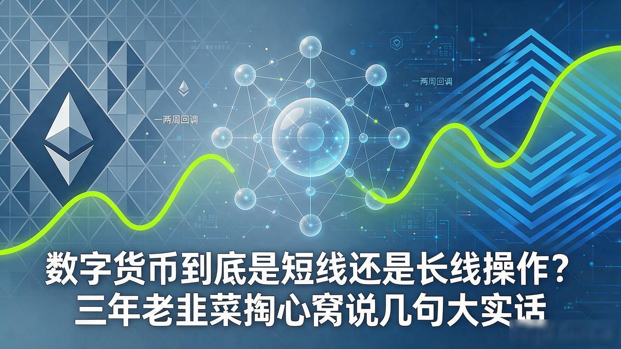 数字货币到底是短线还是长线操作？三年老韭菜掏心窝说几句大实话