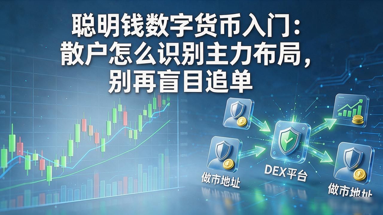 聪明钱数字货币入门：散户怎么识别主力布局，别再盲目追单