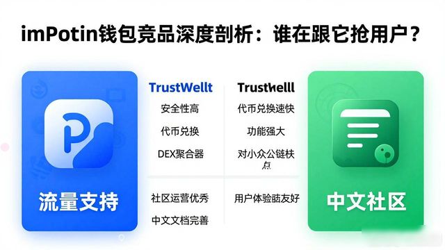 imToken钱包竞品深度剖析：谁在跟它抢用户？