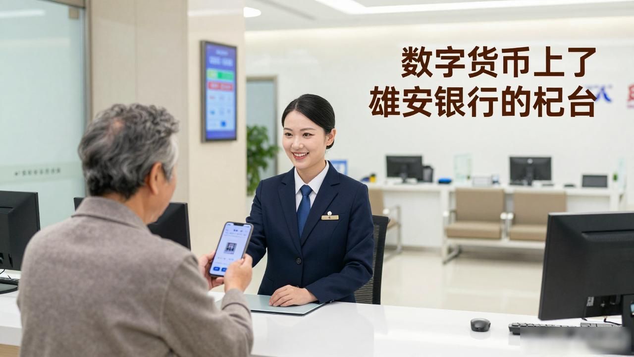 数字货币上了雄安银行的柜台，去办事跟以前有啥不一样？