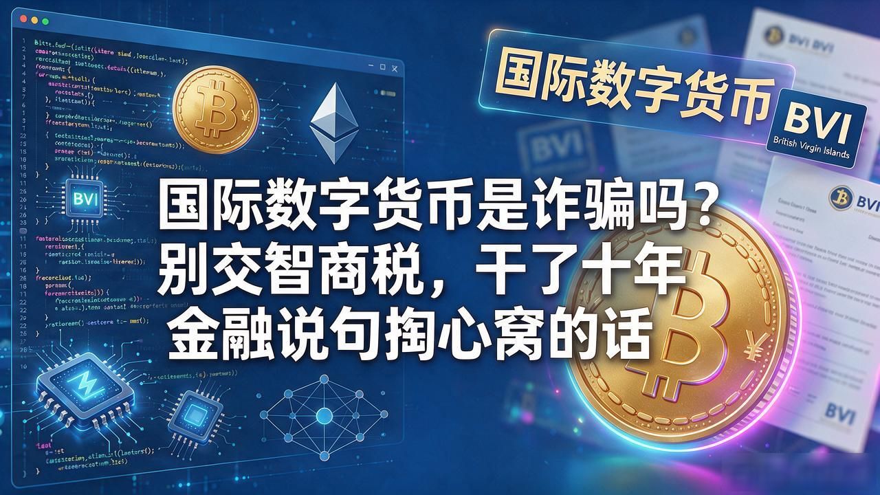 国际数字货币是诈骗吗？别交智商税，干了十年金融说句掏心窝的话