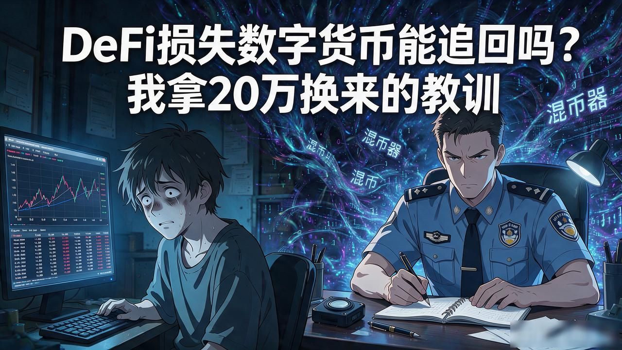 DeFi损失数字货币能追回吗？我拿20万换来的教训