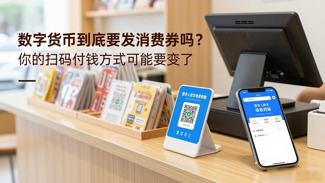 数字货币到底要发消费券吗？你的扫码付钱方式可能要变了