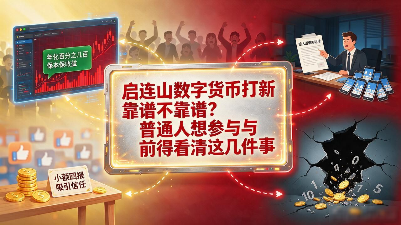 启连山数字货币打新靠谱不靠谱？普通人想参与前得看清这几件事