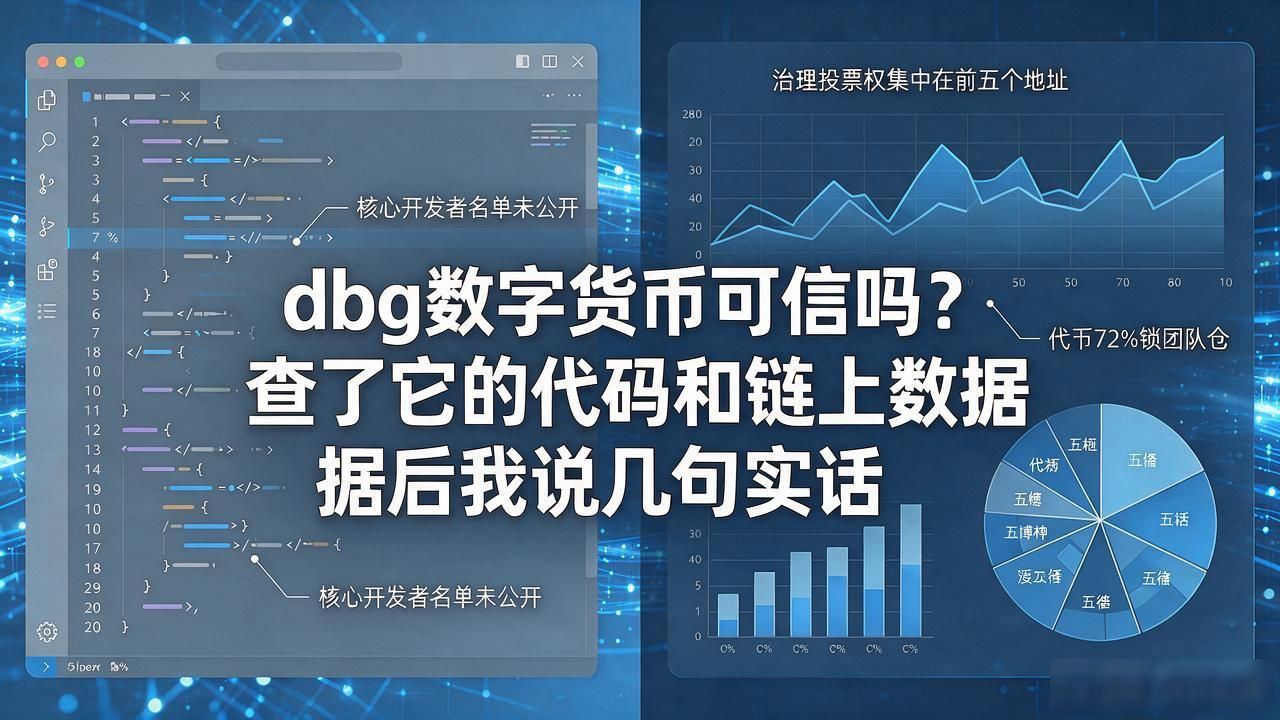 dbg数字货币可信吗？查了它的代码和链上数据后我说几句实话