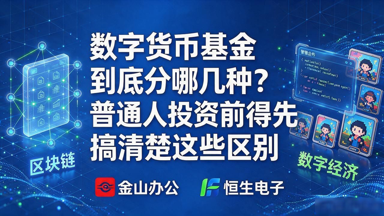 数字货币基金到底分哪几种？普通人投资前得先搞清楚这些区别