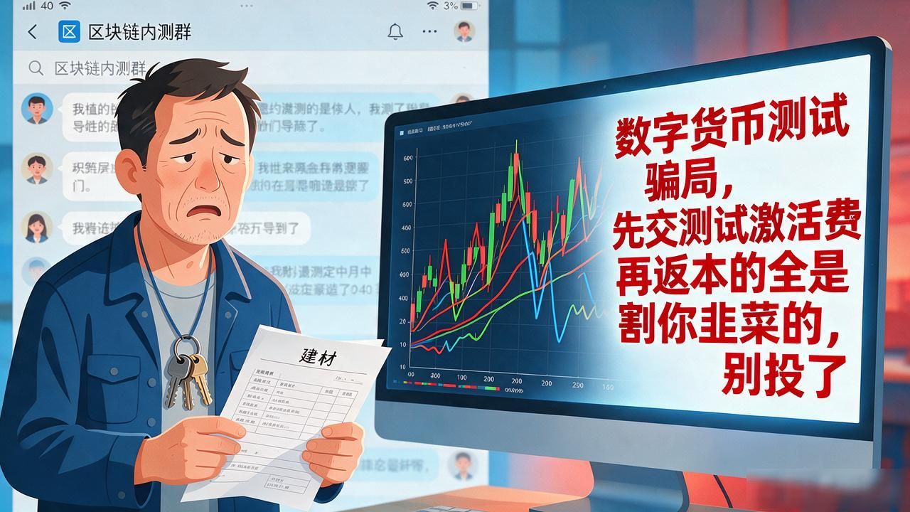 数字货币测试骗局_辨别测试骗局方法_数字货币测试骗局