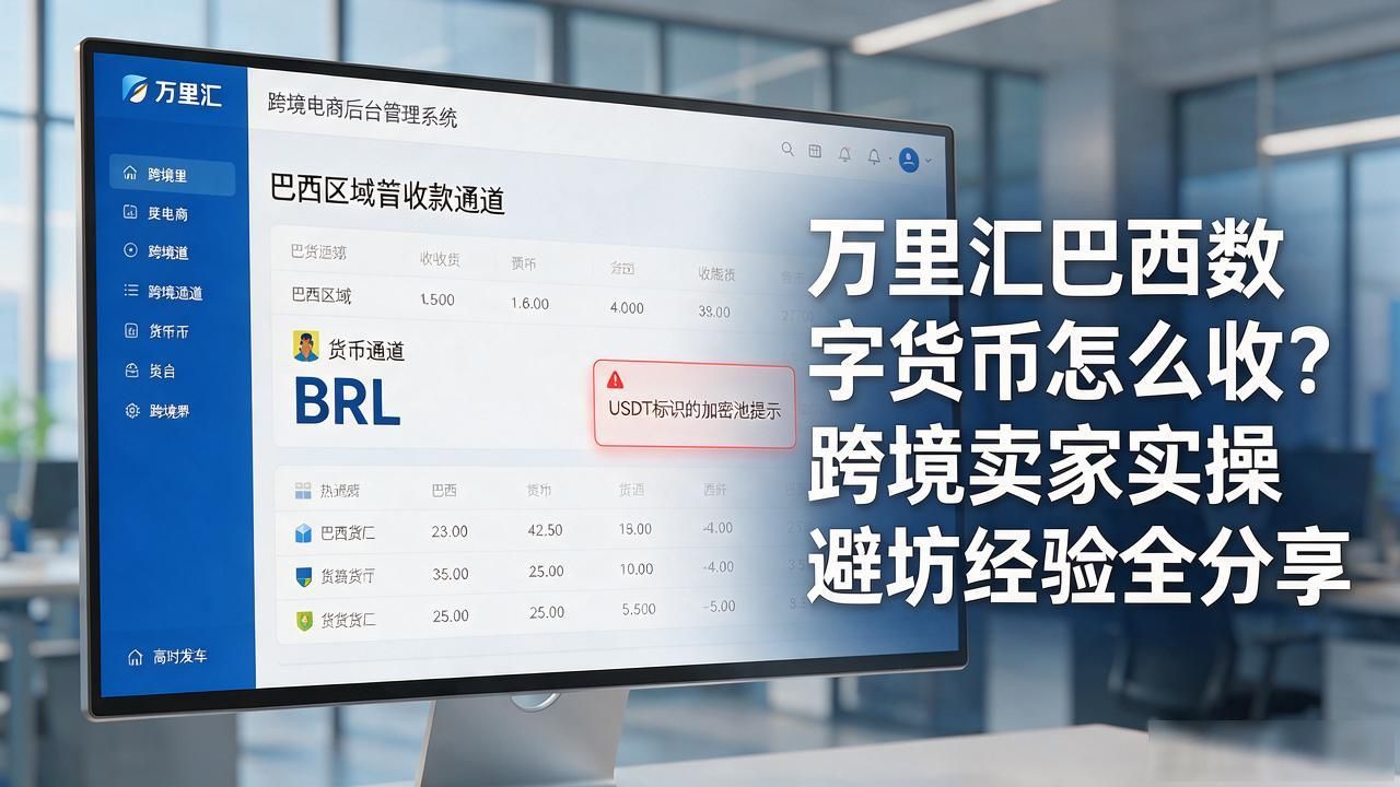 万里汇巴西数字货币怎么收？跨境卖家实操避坑经验全分享