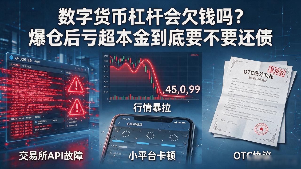 数字货币杠杆会欠钱吗？爆仓后亏超本金到底要不要还债